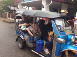 Tuk tuk i Thailand