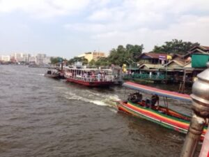Flodbåde i Bangkok